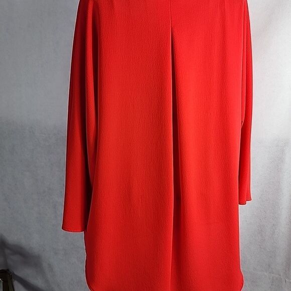 Coral Orange Vince Camuto Top with - Picture 3 of 6